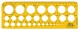 Шаблоны кругов 1-30мм S0221621(R8406310)