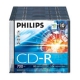 Диск CD-R Philips 700 МБ 52х 10 штук Slim case