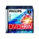 Диск DVD-RW Philips 4.7 ГБ 4х 5 штук Slim Case