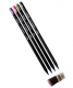 Карандаш с ластиком Blackline чёрное дерево HB 202-1129